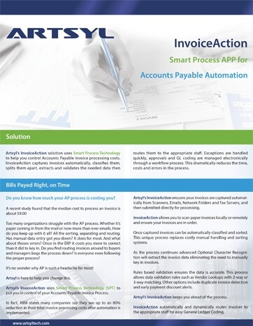 InvoiceAction Datasheet