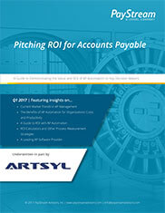 Pitching ROI for Accounts Payable Report