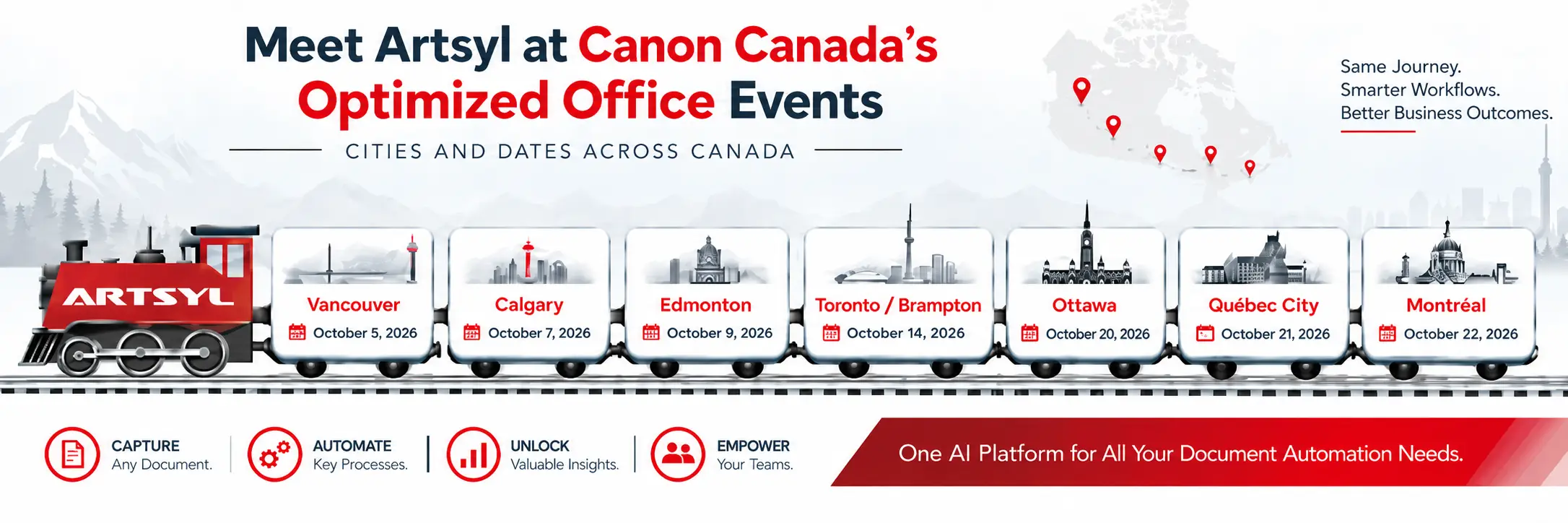 Artsyl Canon Canada October 2026 Events