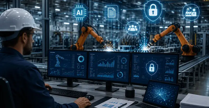 AI Automation and Cybersecurity for Smarter Manufacturing Teams