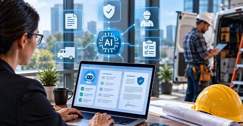How AI Improves Insurance for Contractors and Service Firms