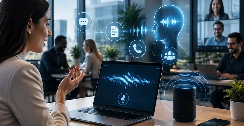 How AI Voice Technology Is Transforming Workplace Communication