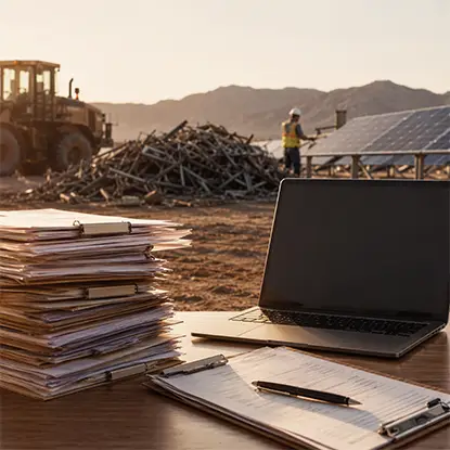 Automate the Paper Trail Behind Solar Decommissioning - Artsyl