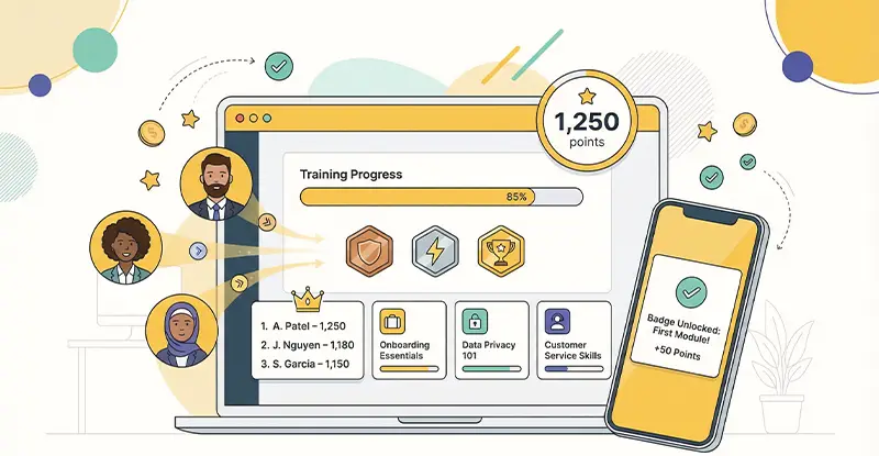 How Gamification and Automation Improve Workforce Training