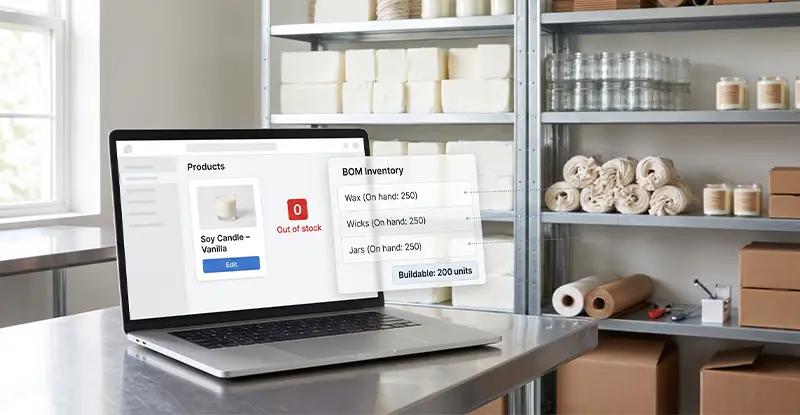 How Shopify Manufacturers Can Automate Inventory and BOMs
