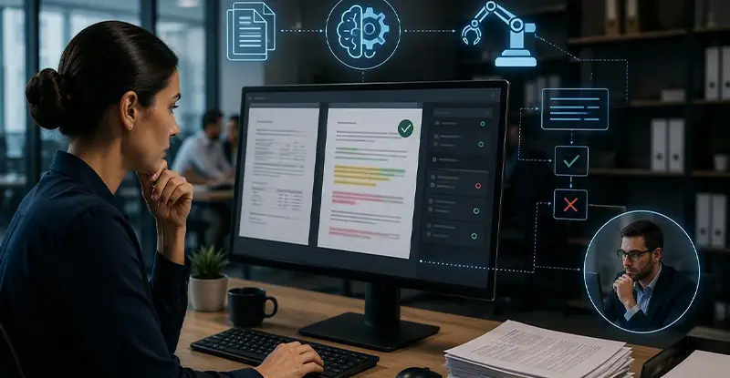 Human-in-the-Loop AI for Intelligent Document Automation